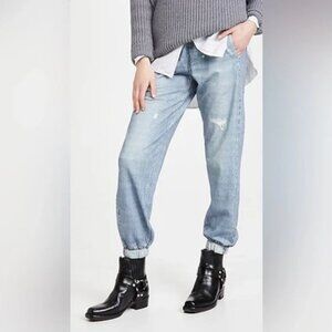 Rag & Bone Denim Print Joggers XS | Super Soft Sweatpant Feel | NWT